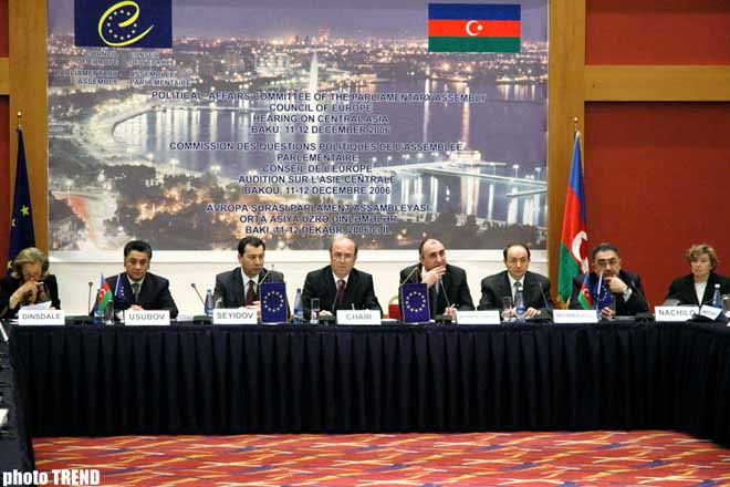 PACE Political Committee Sitting in Baku
